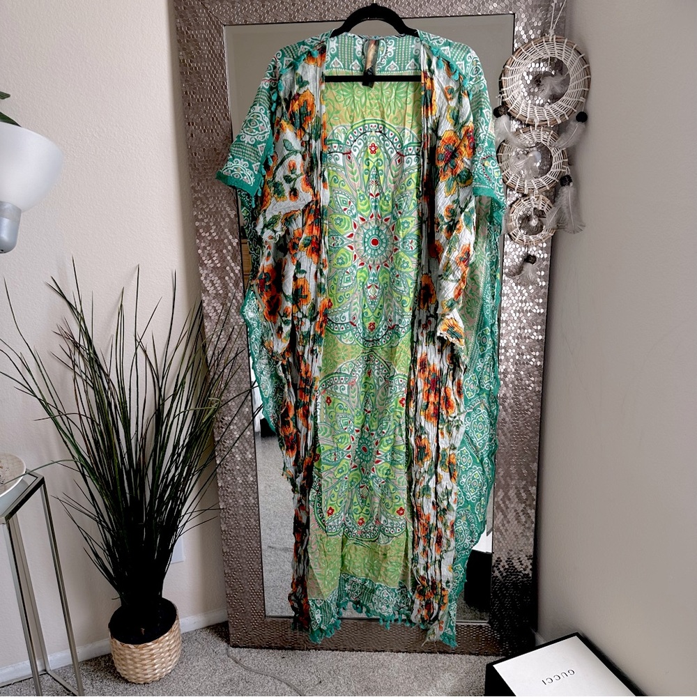 Beach cover-up, Beach Kimono
